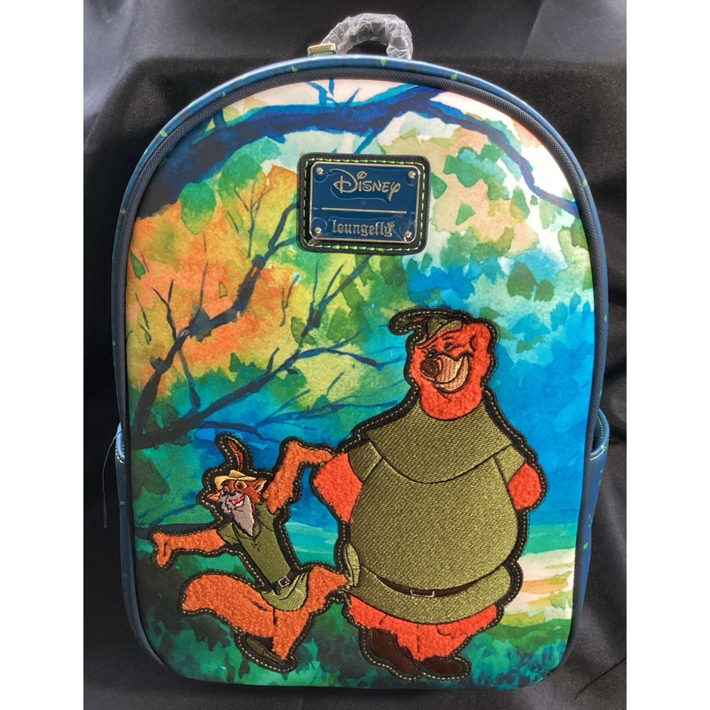 Loungefly Disney Robin Hood & Little John Mini Backpack Box Lunch Exclusive